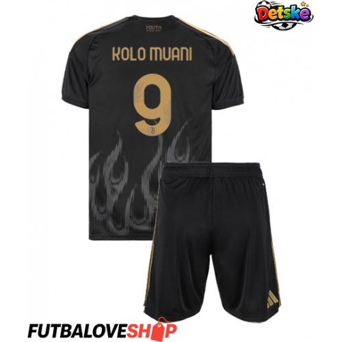 Dres Juventus Randal Kolo Muani #9 Tretina pre deti 2026-27 Krátky Rukáv (+ trenírky)